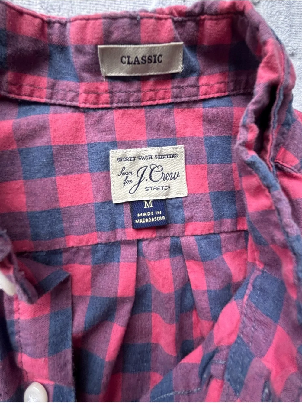 J. Crew Secret Wash Shirt M